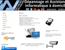 Tablet Screenshot of iav.lu